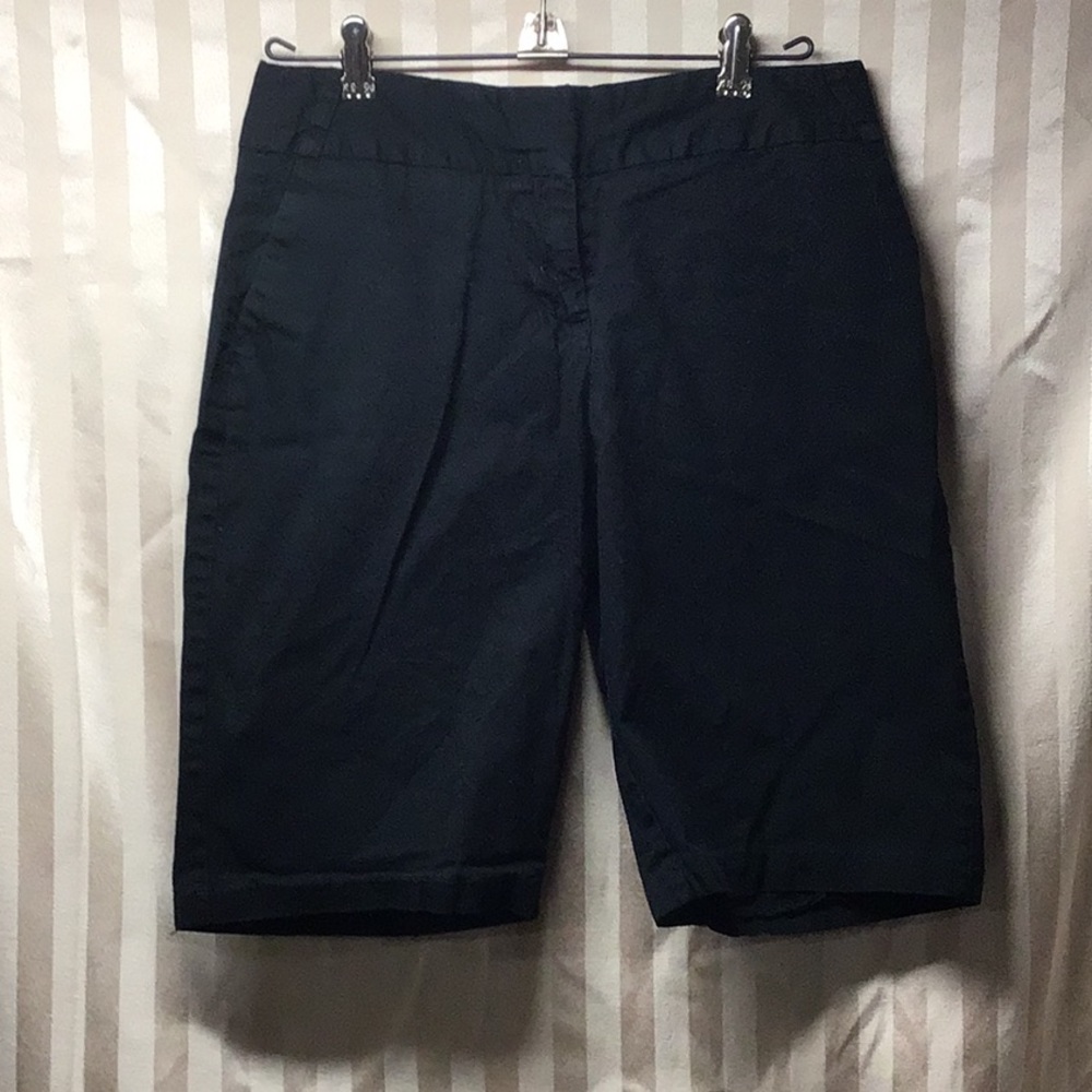 George Stretch Ladies Sz 6 Black Dress Shorts